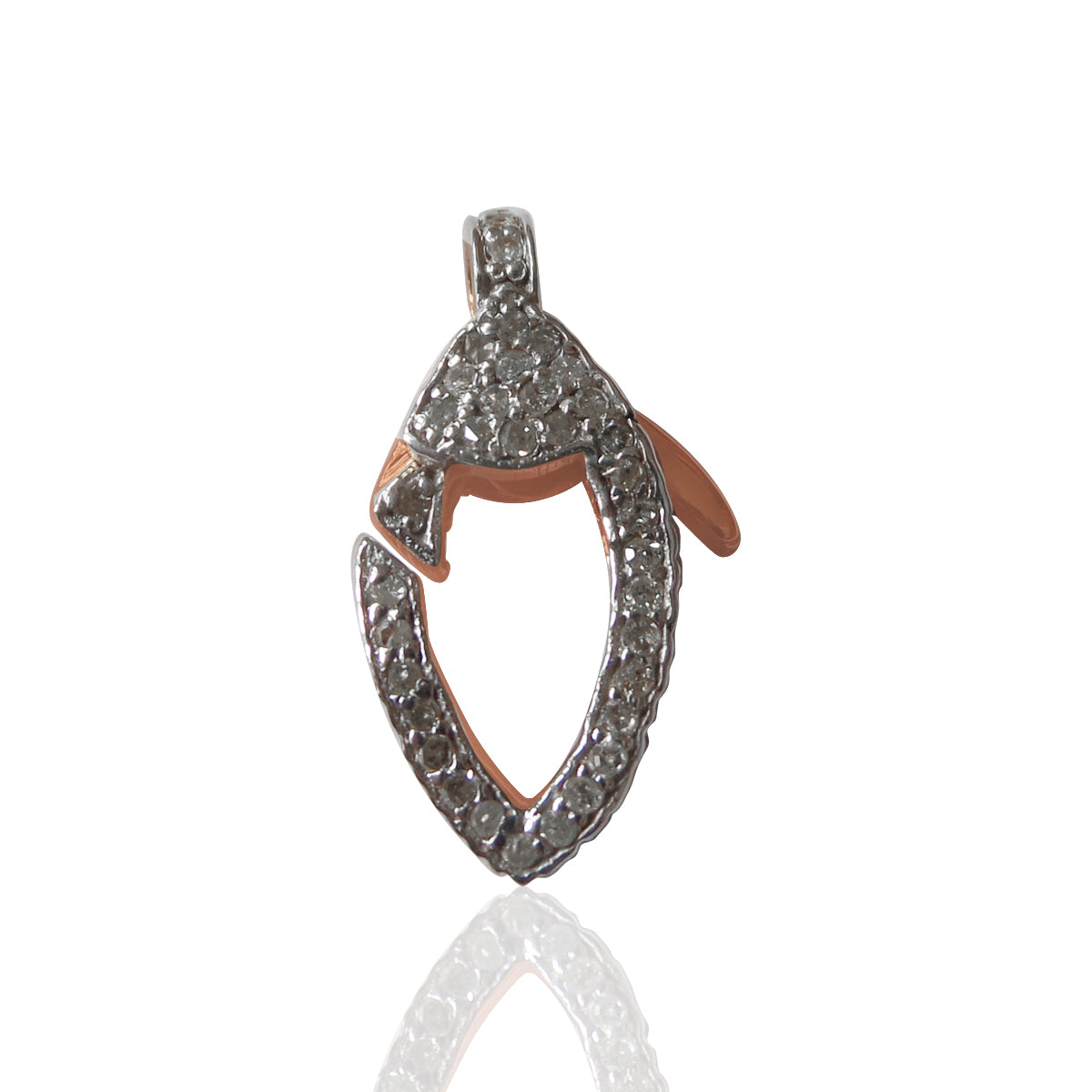 14k Solid Gold Diamond Clasps