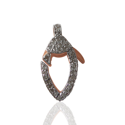 14k Solid Gold Diamond Clasps