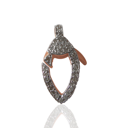 14k Solid Gold Diamond Clasps