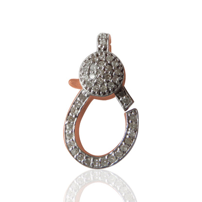 14k Solid Gold Diamond Clasps