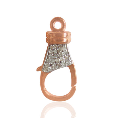 14k Solid Gold Diamond Clasps