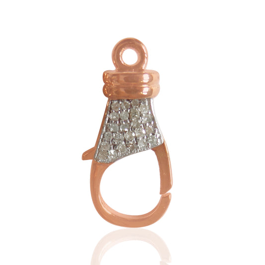 14k Solid Gold Diamond Clasps