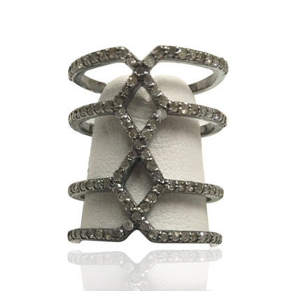 Pave Diamond Ring