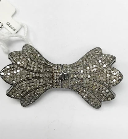 Bow Tie Shape Diamond Pendants & Charms.