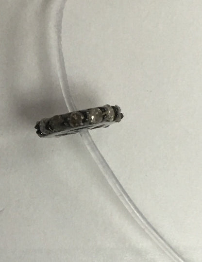 One Row Diamond Spacer Beads