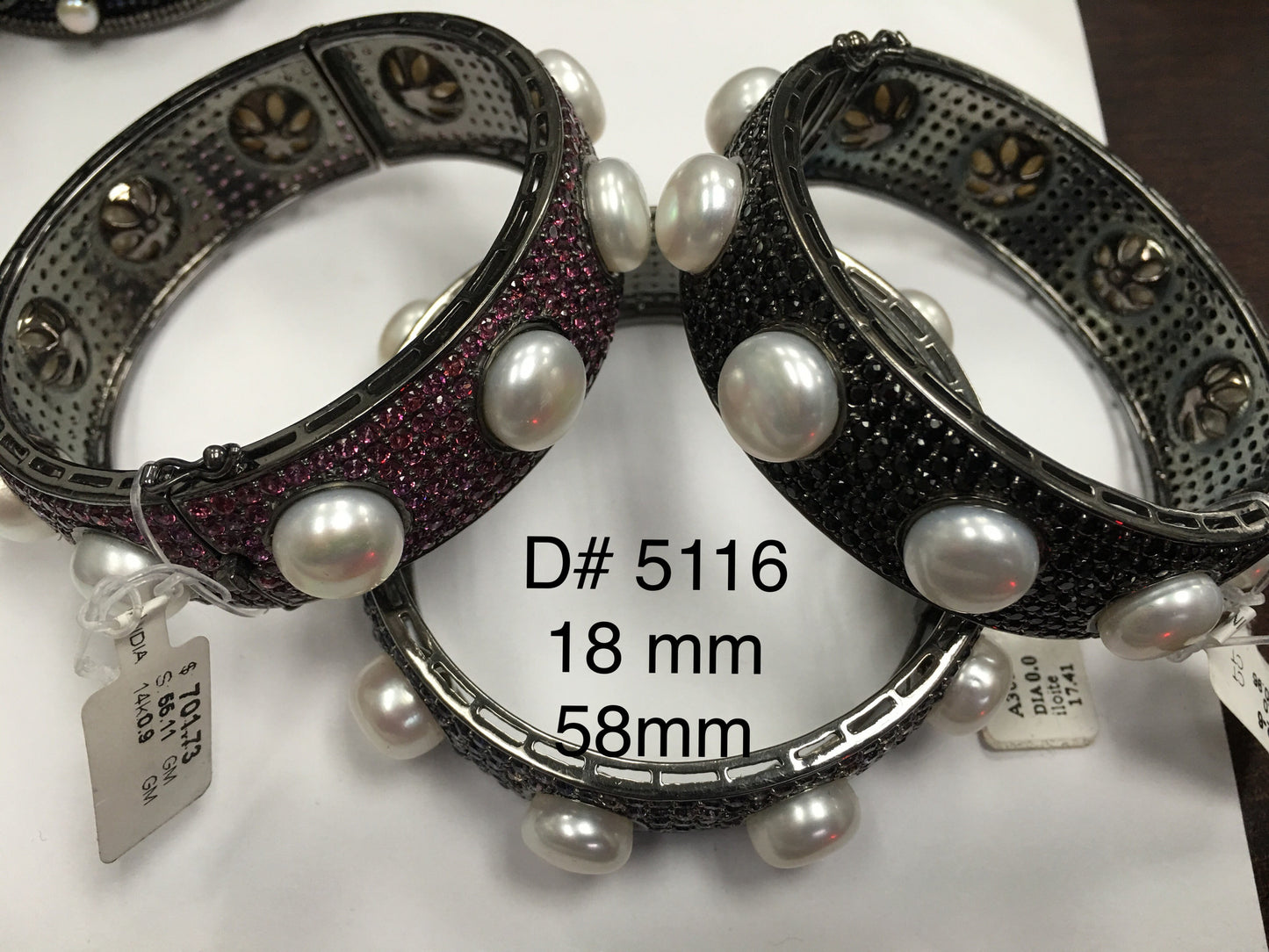 GEMSTONE SILVER BANGELS BRACELETS