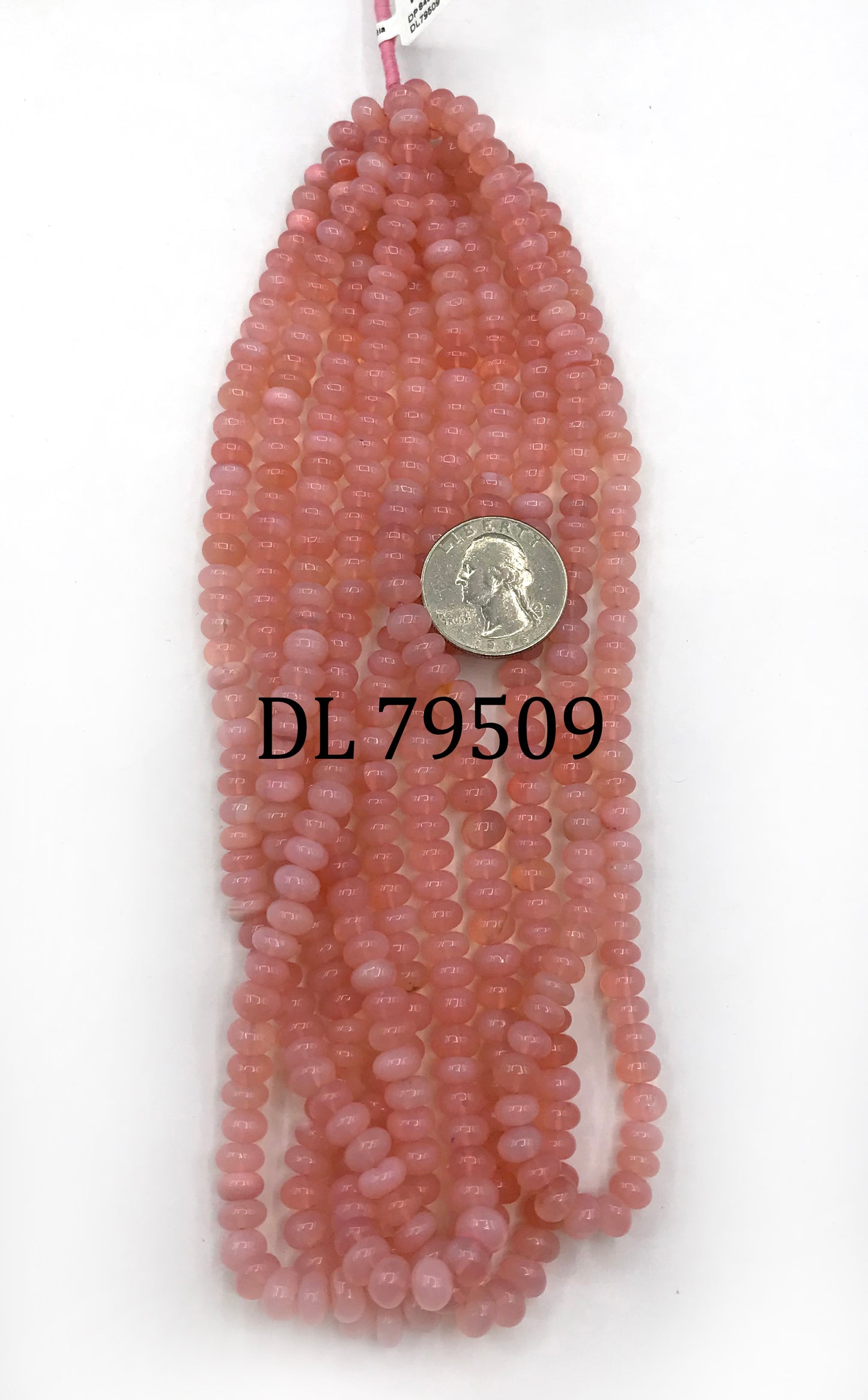 Opal Beads Smooth Rondelle, Dyed Colours