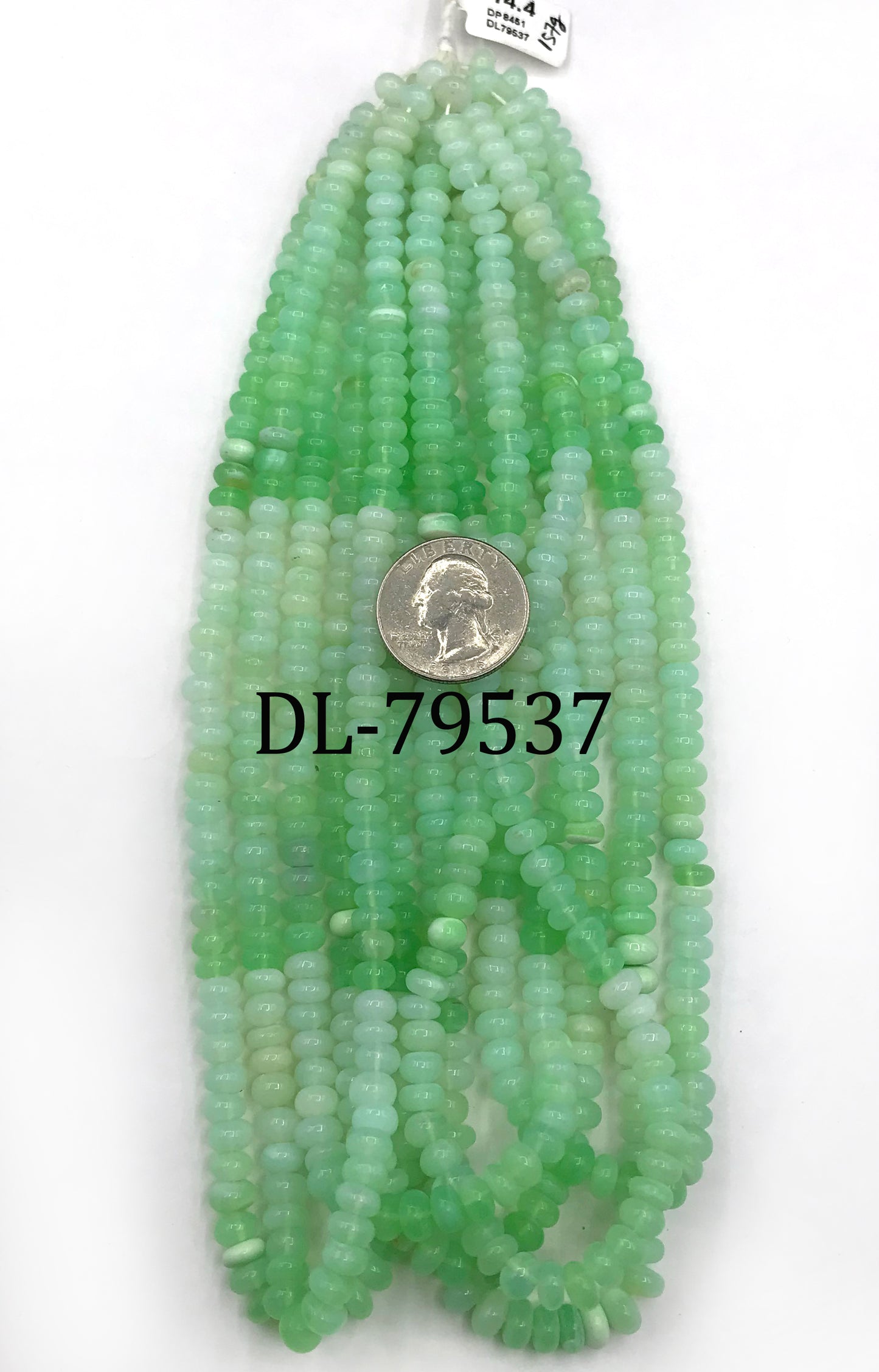 Opal Beads Smooth Rondelle, Dyed Colours