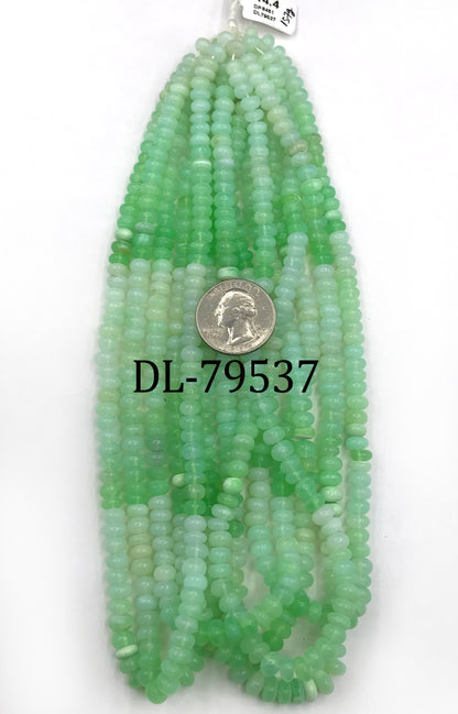 Opal Beads Smooth Rondelle, Dyed Colours