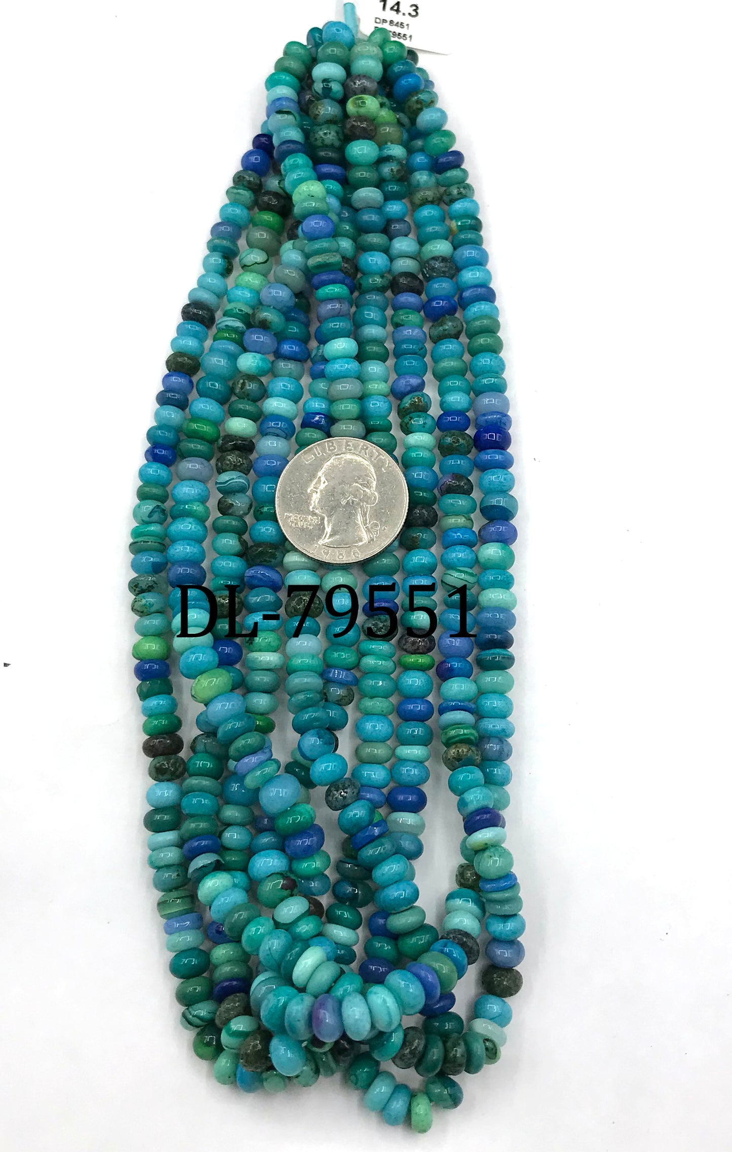 Opal Beads Smooth Rondelle, Dyed Colours