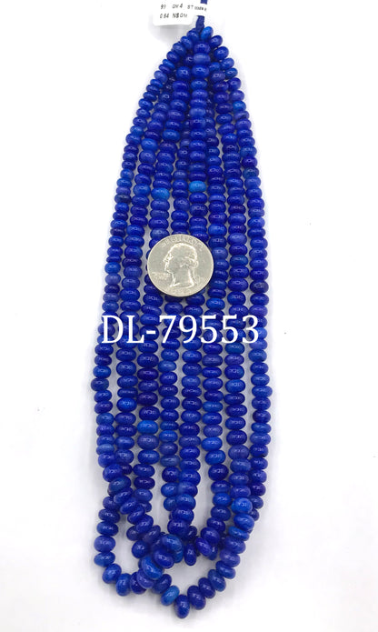 Opal Beads Smooth Rondelle, Dyed Colours