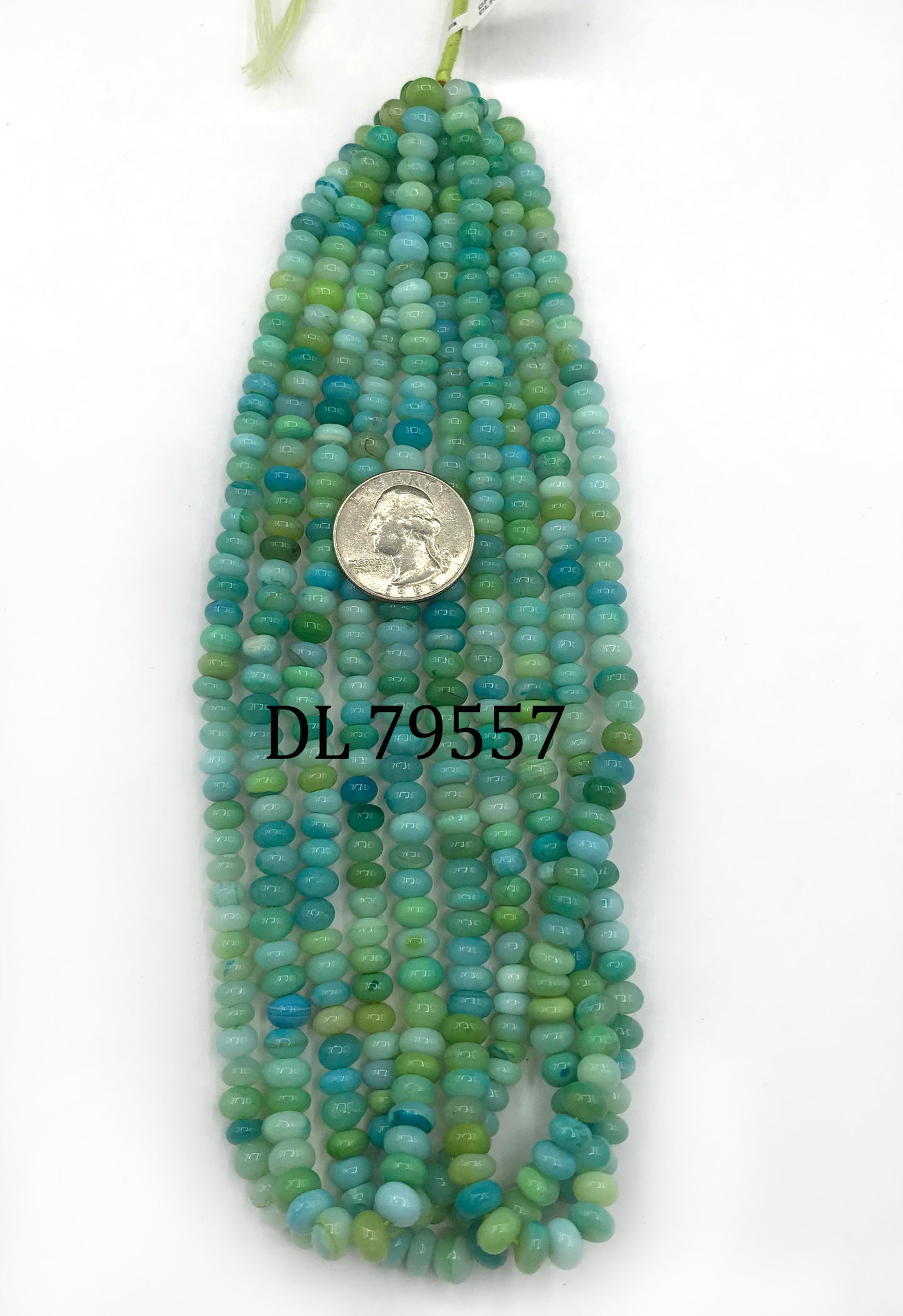 Opal Beads Smooth Rondelle, Dyed Colours