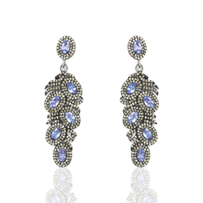 Gemstones Diamond Earring