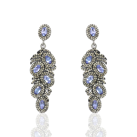 Gemstones Diamond Earring