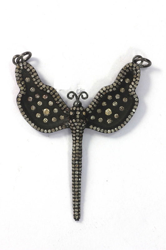 Butterfly Shape Diamond Pendant