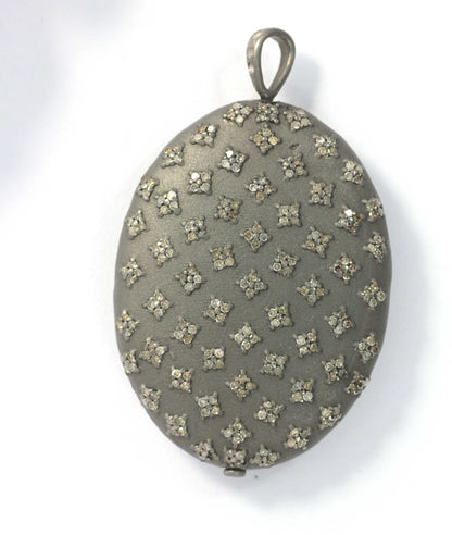 Oval Shape Diamond Pendant