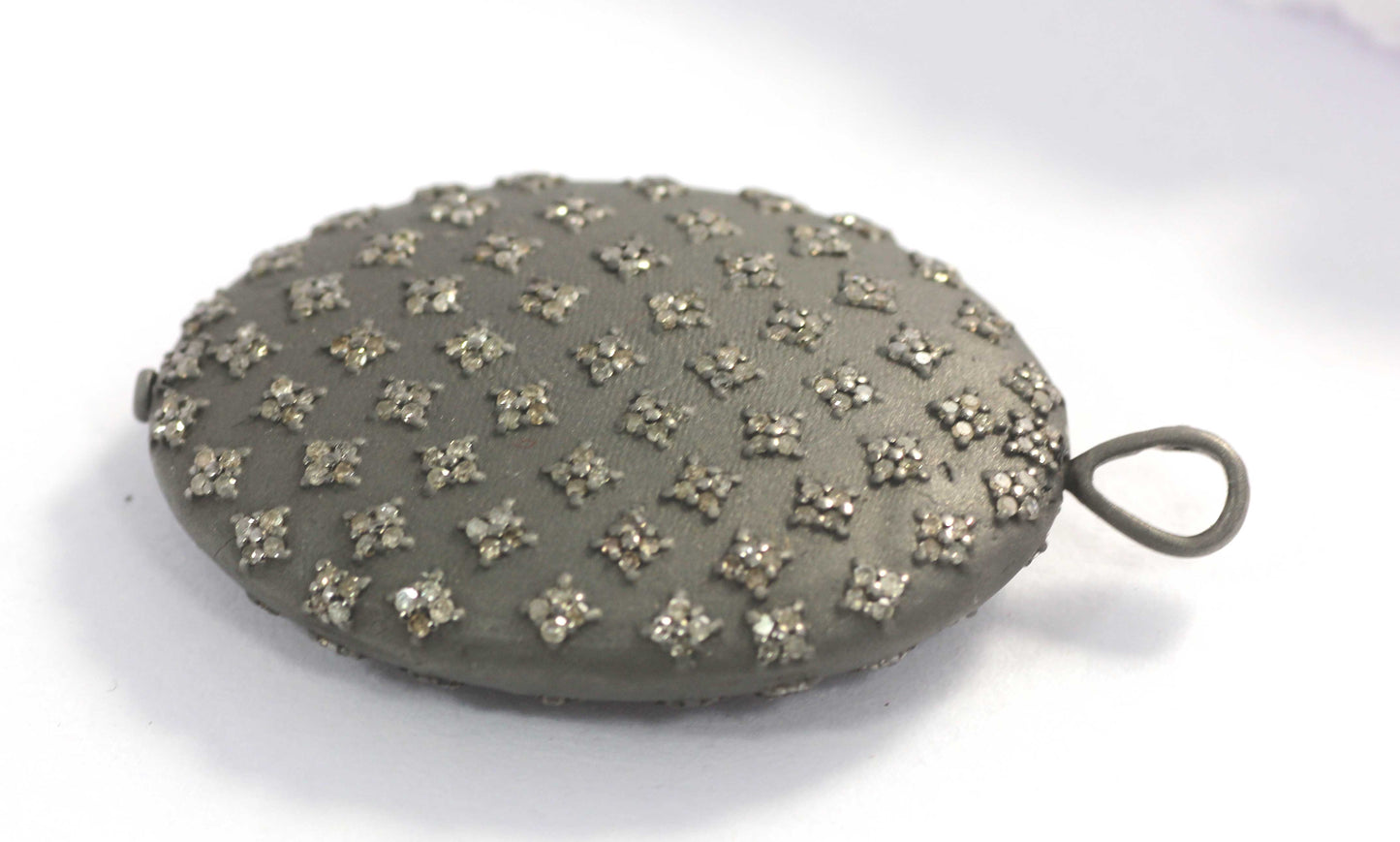 Oval Shape Diamond Pendant