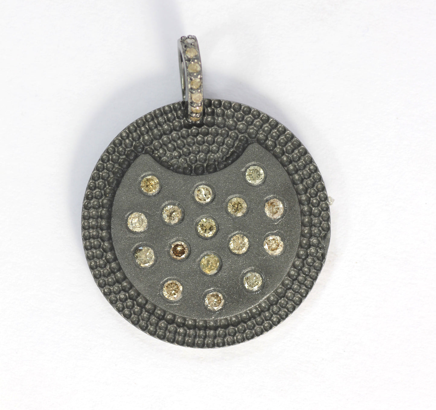 Circular Shape Diamond Pendants & Charms