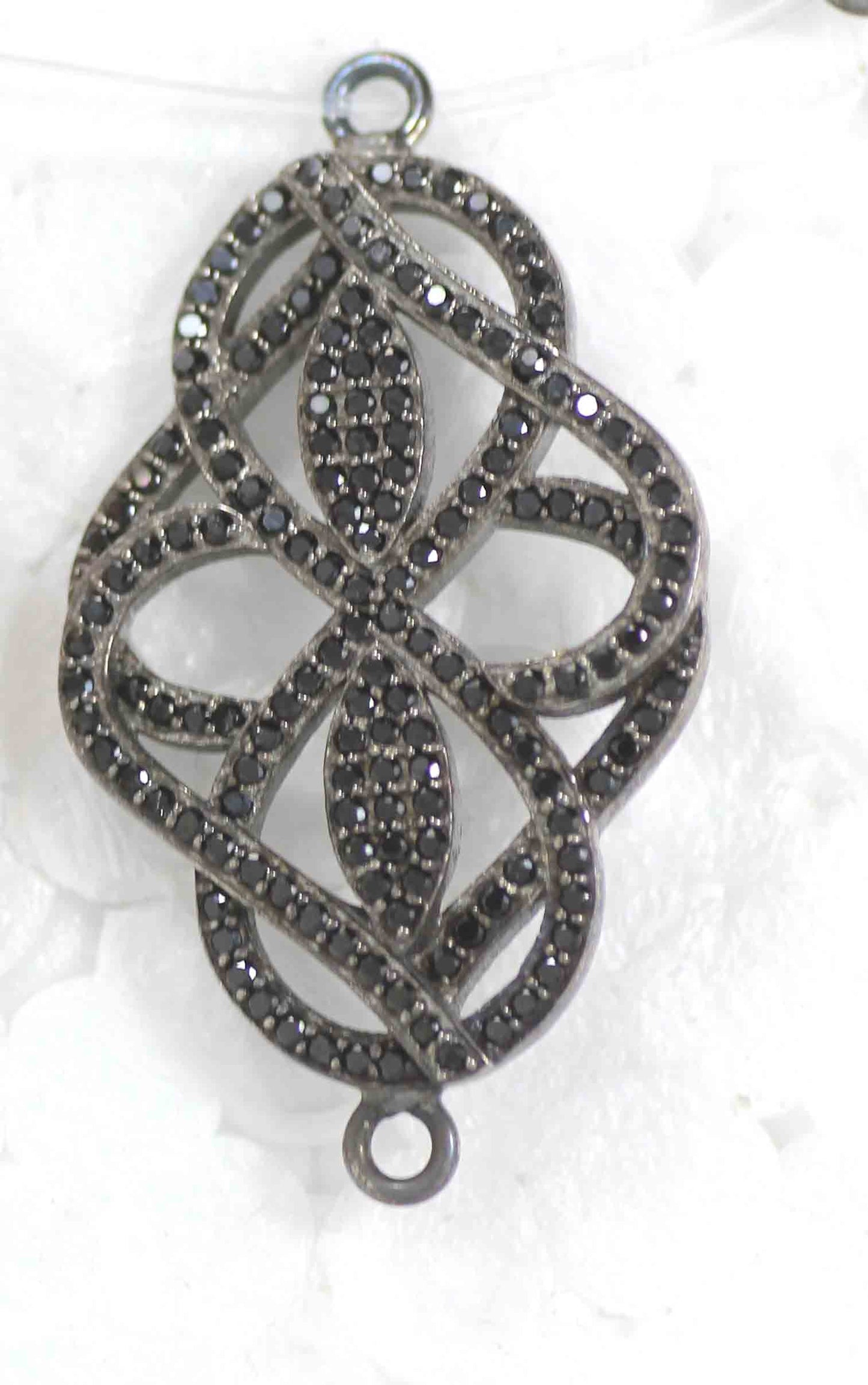 Black Spinel Charm