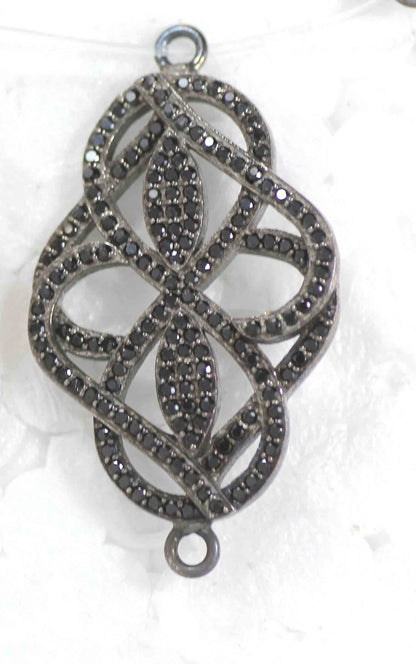 Black Spinel Charm