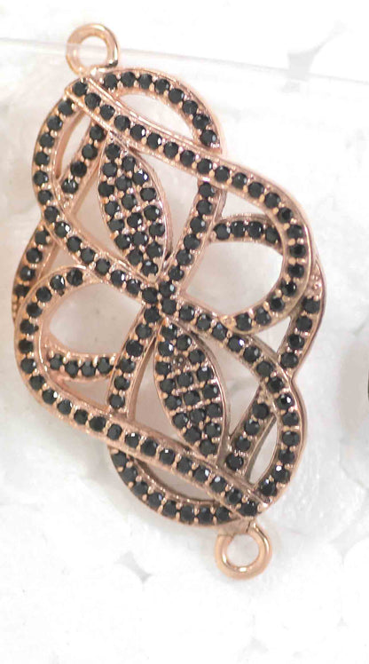Black Spinel Charm
