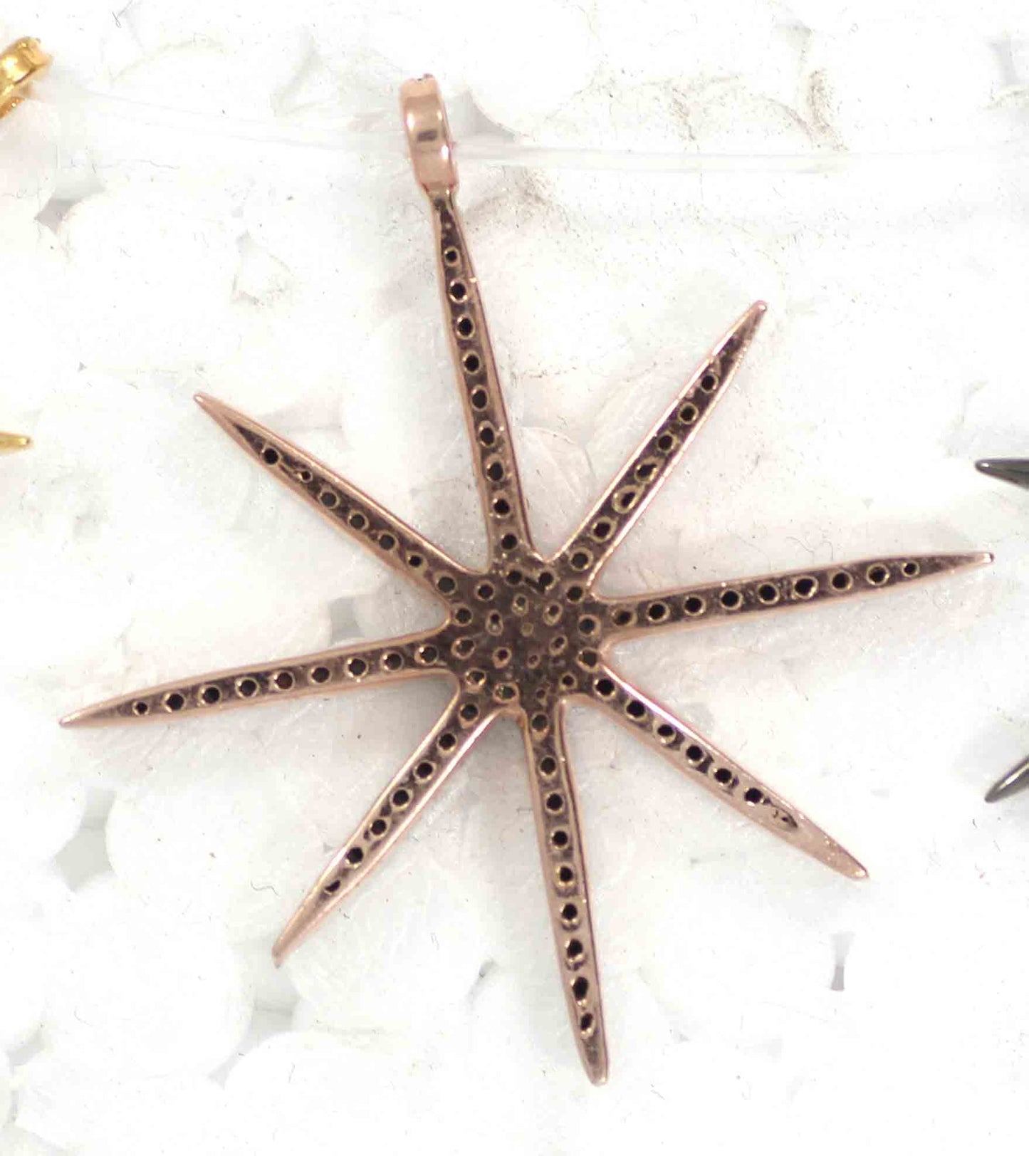 Star Black Spinel Charm