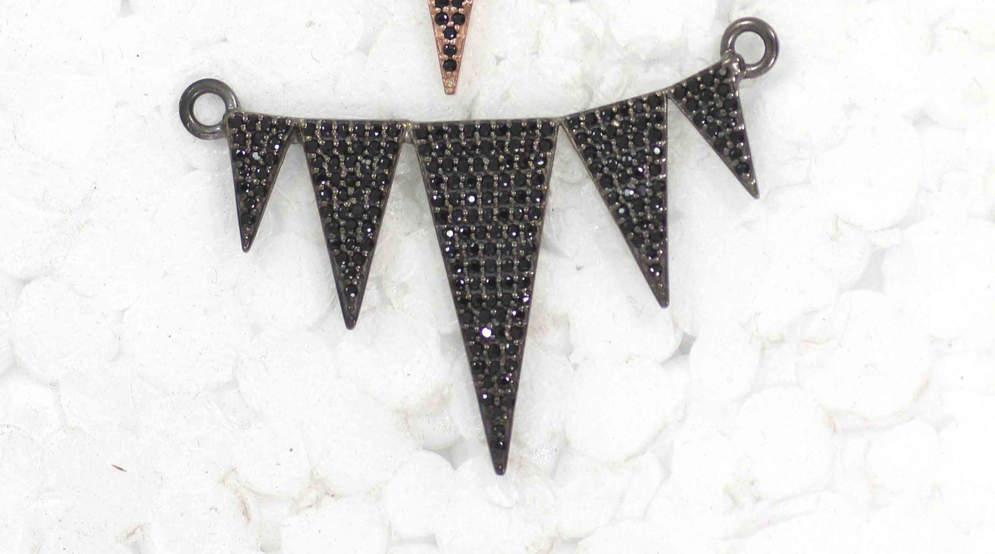 Black Spinel Charm