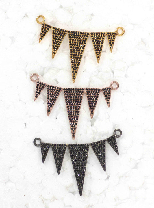 Black Spinel Charm
