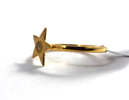 Star Diamond Rings. Genuine handmade pave diamond Rings