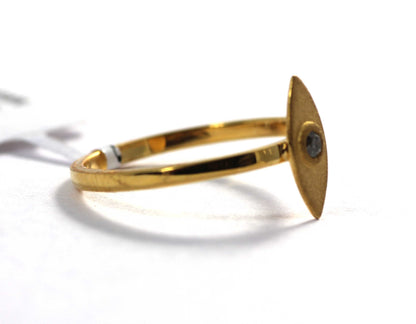 Eye Diamond Rings. Genuine handmade pave diamond Rings