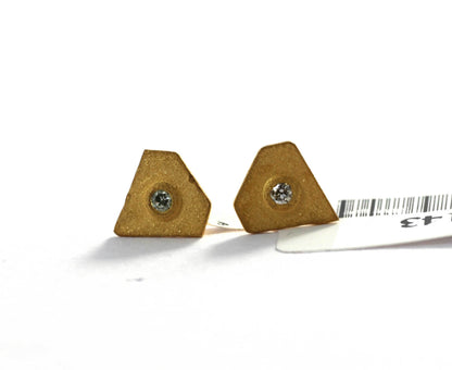 Diamond Earrings studs. Genuine handmade pave diamond Earrings studs.