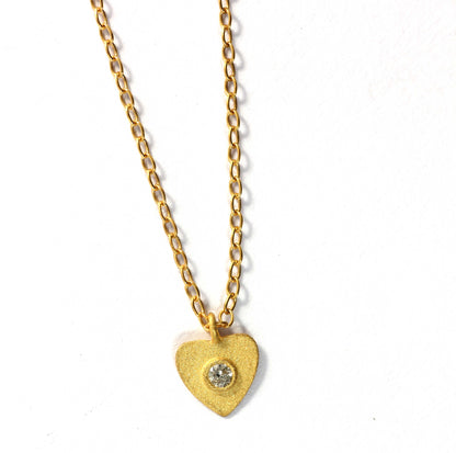 Heart Diamond Pendants. Genuine handmade pave diamond Pendant