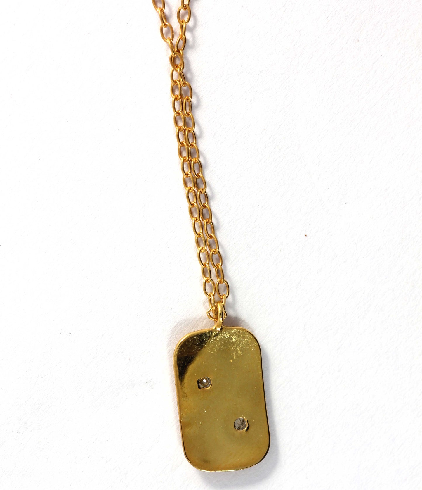 Rectangle Diamond Pendants. Genuine handmade pave diamond Pendant