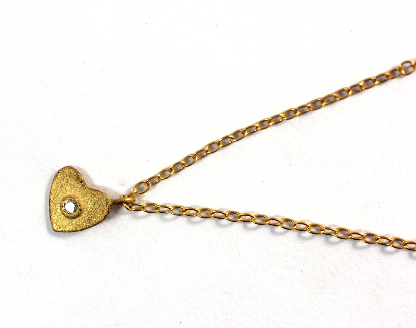 Heart Diamond Pendants. Genuine handmade pave diamond Pendant.