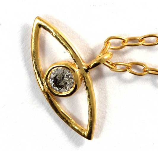 Open Eye Diamond Pendants. Genuine handmade pave diamond Pendant