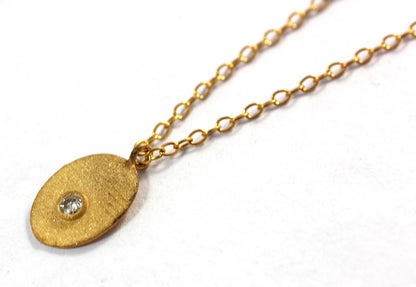 Oval Diamond Pendants. Genuine handmade pave diamond Pendant