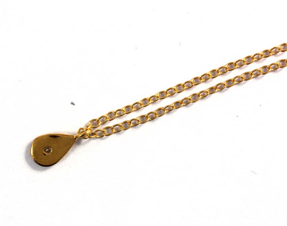 Drop Diamond Pendants. Genuine handmade pave diamond Pendant