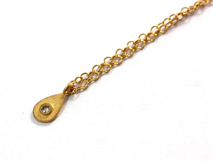 Drop Diamond Pendants. Genuine handmade pave diamond Pendant