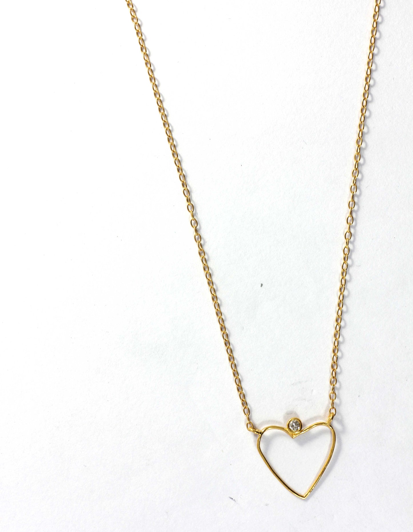 Open Heart Diamond Pendants. Genuine handmade pave diamond Pendant