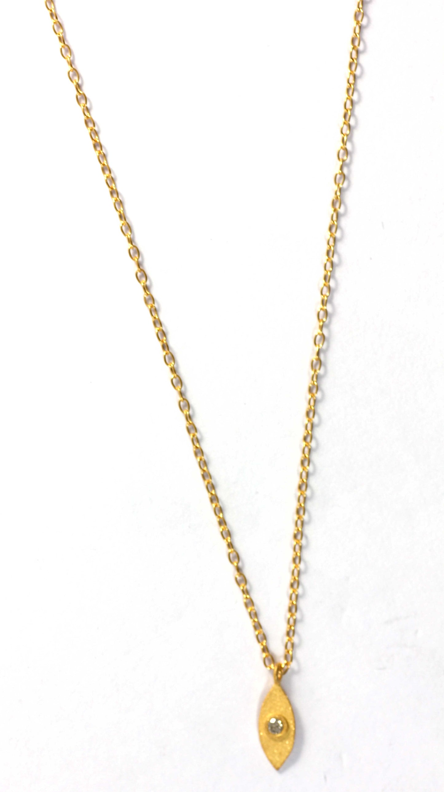Marquise Shape Diamond Pendants. Genuine handmade pave diamond Pendant. Chain Metal 925 Sterling Silver
