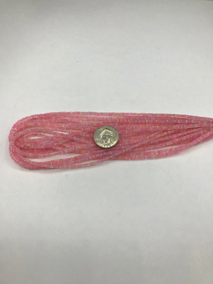 Opal Beads Smooth Rondelle, Dyed Colours