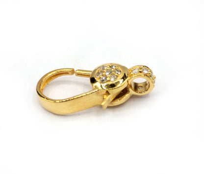 14k Solid Gold Diamond Clasps