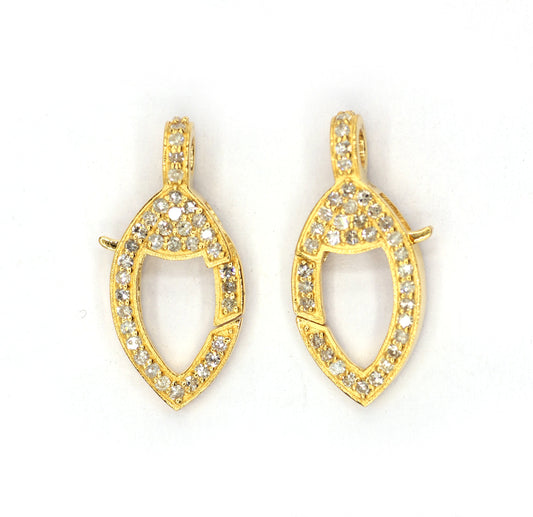 14K Solid Gold clasps, perfect for adding a unique and luxurious finish