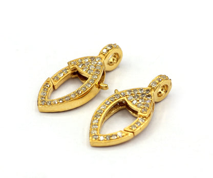 14K Solid Gold clasps, perfect for adding a unique and luxurious finish