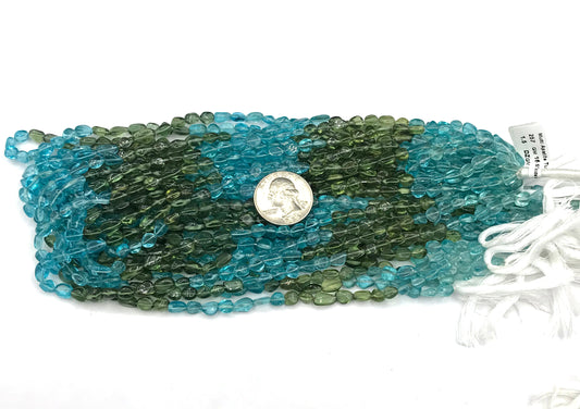 Apatite, Multi Apatite Beads Smooth Nuggets