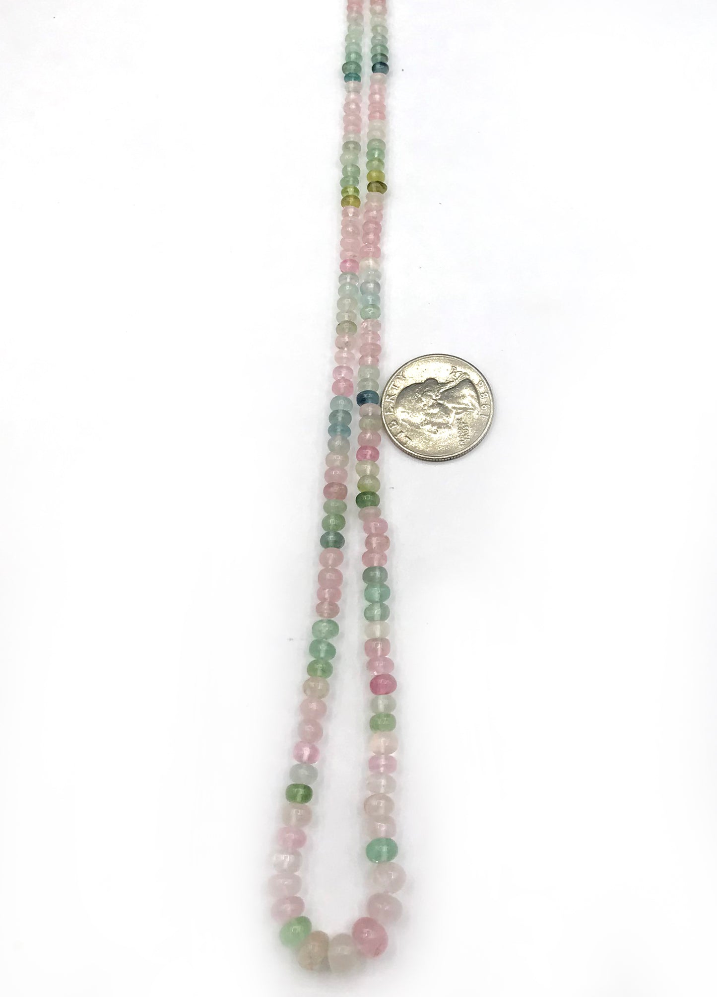 Tourmaline, Multi tourmaline Beads Smooth Rondelle