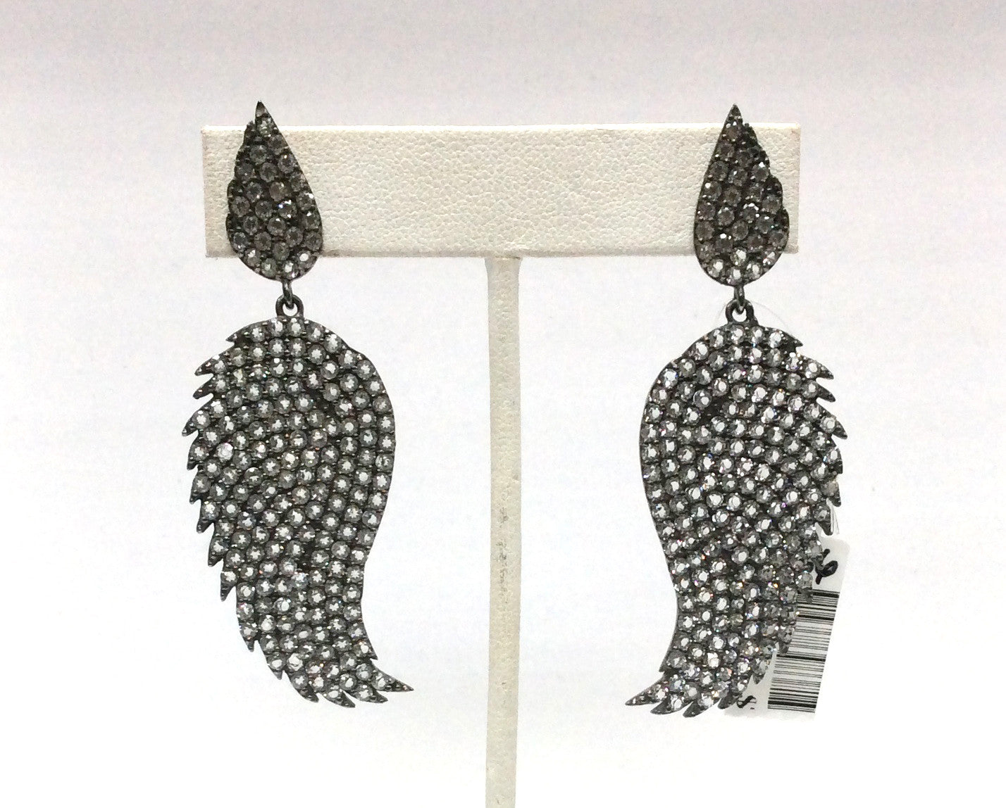 White Topaz Silver Earring
