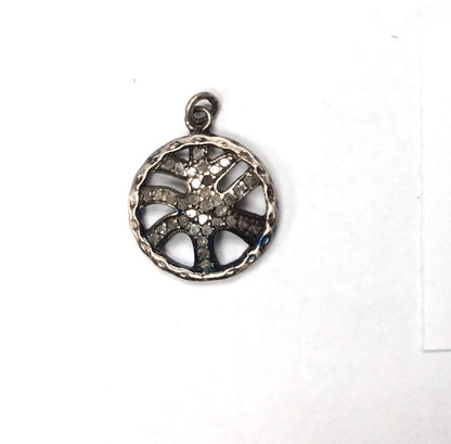 Pave Diamond Charm