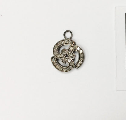 Pave Diamond Charm