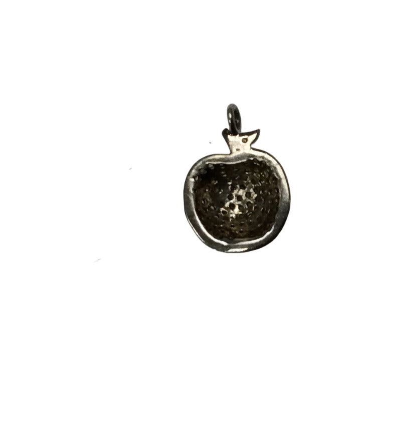 Apple Shape Pave Diamond Charm